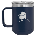 Alaska Home 15 oz Mug | Navy