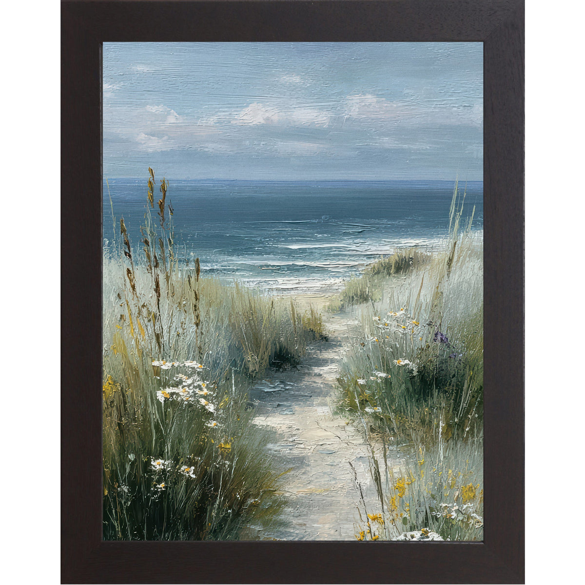 Coastal Path Wall Art – Beach Dune Path Scenic Portrait Landscape Decor (SB232)