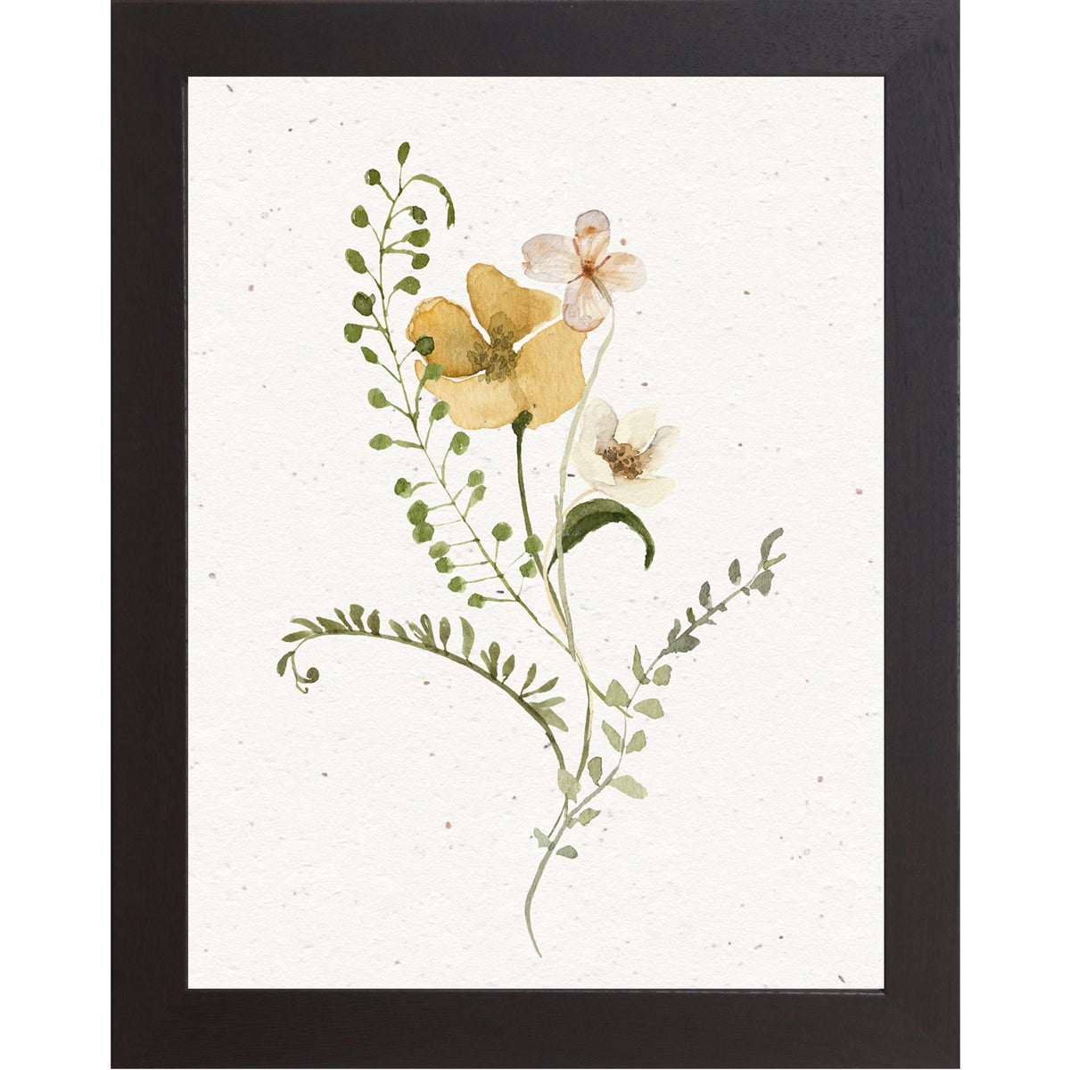 Single Wildflower Wall Art – Minimal Botanical Floral Print | SB130