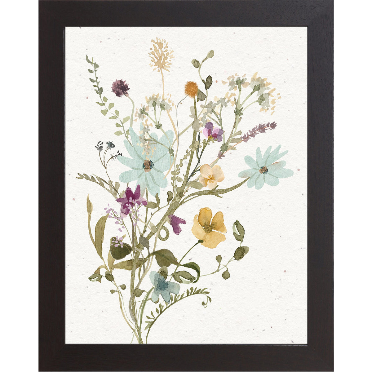Wildflower Bouquet Wall Art – Soft Floral Botanical Print | SB127