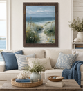 Coastal Path Wall Art – Beach Dune Path Scenic Portrait Landscape Decor (SB232)
