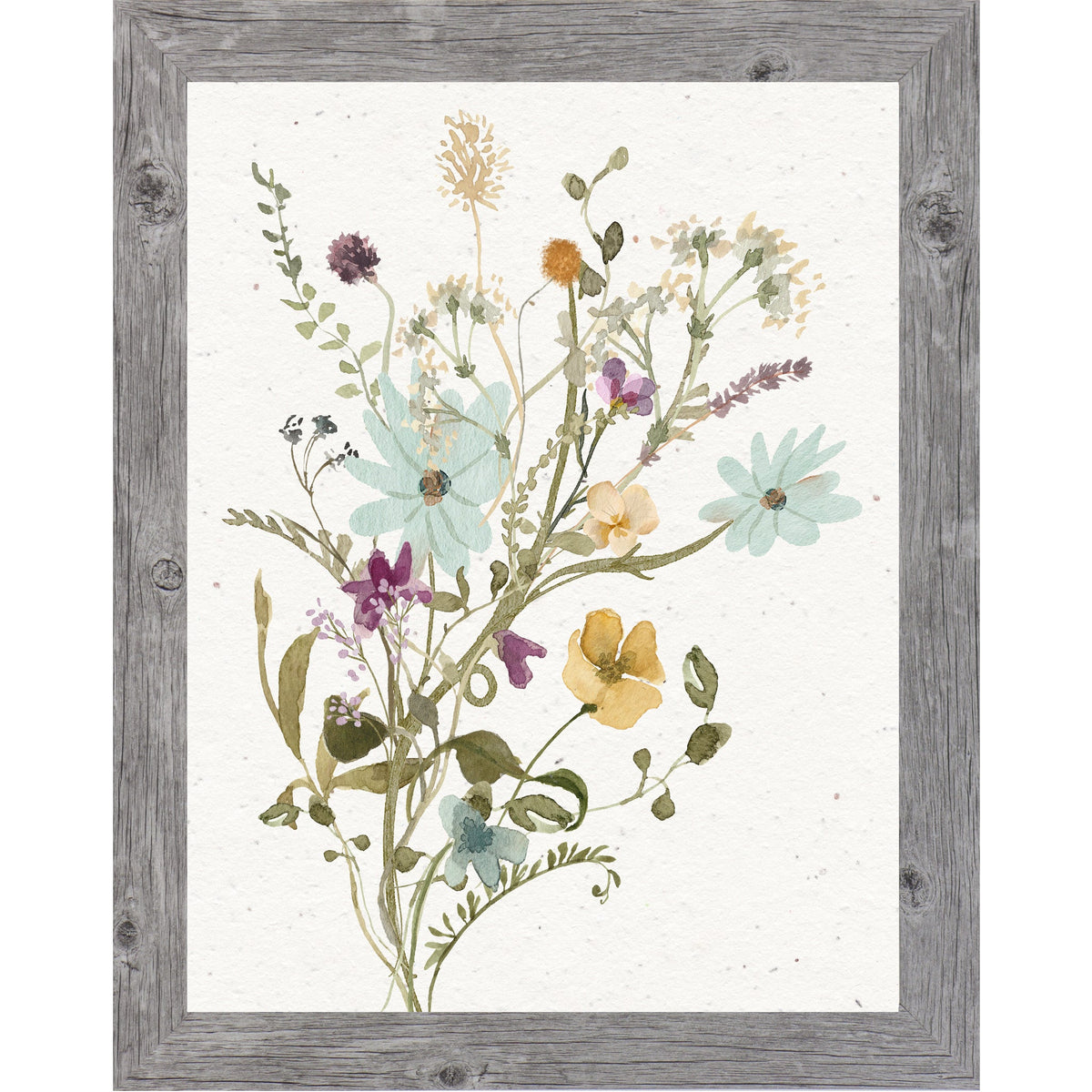 Wildflower Bouquet Wall Art – Soft Floral Botanical Print | SB127