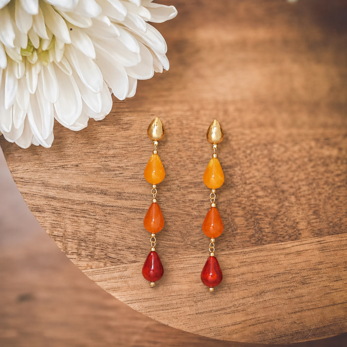 Beautiful Colorful Drop Earrings