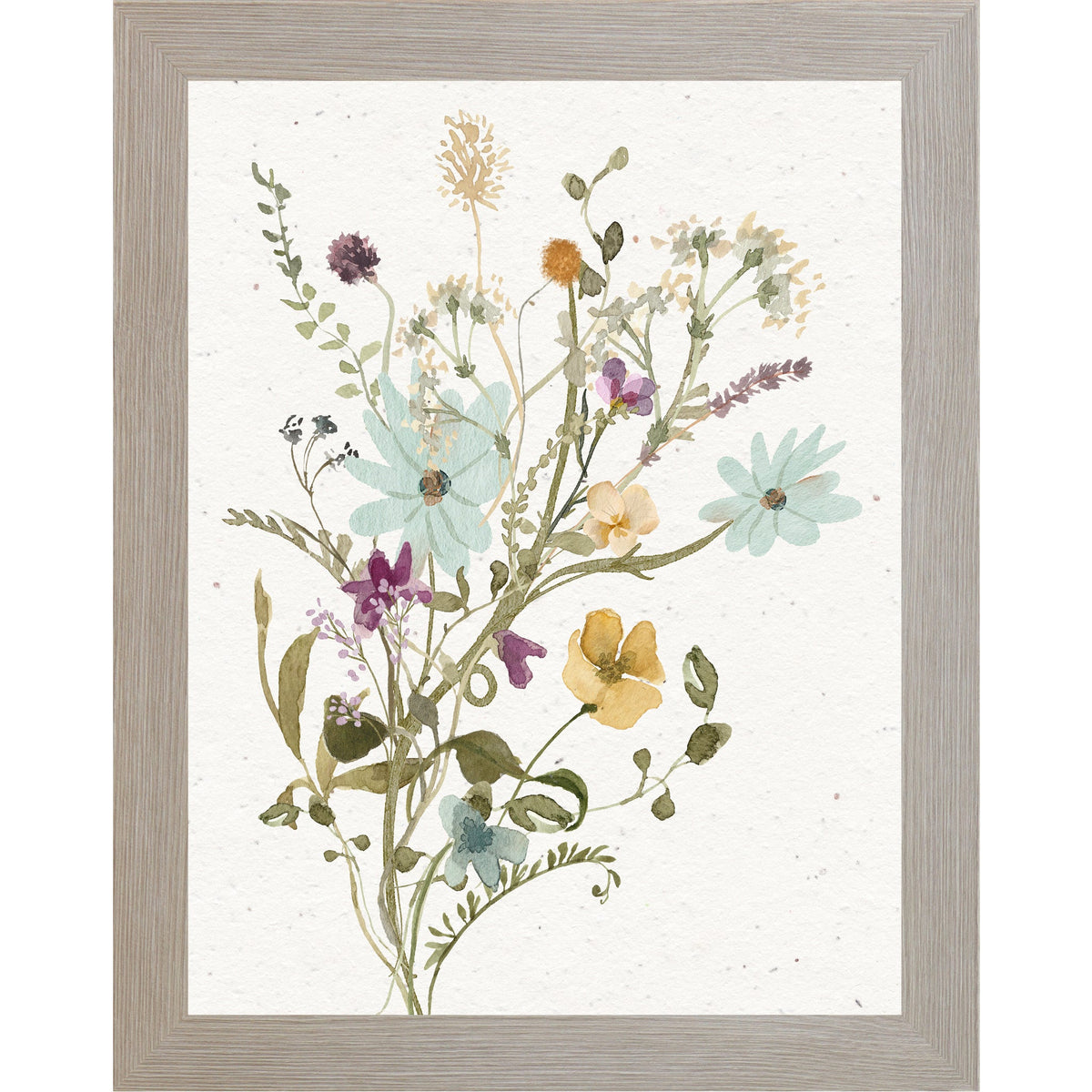 Wildflower Bouquet Wall Art – Soft Floral Botanical Print | SB127