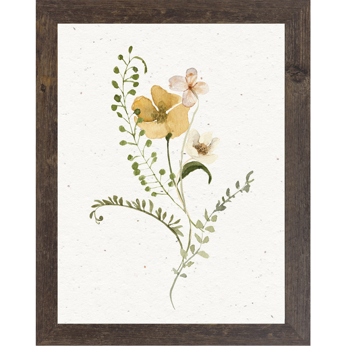 Single Wildflower Wall Art – Minimal Botanical Floral Print | SB130