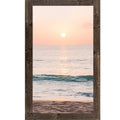Beach Sunset Wall Art – Coastal Ocean Tall Portrait Scenic Landscape Decor (SB755)