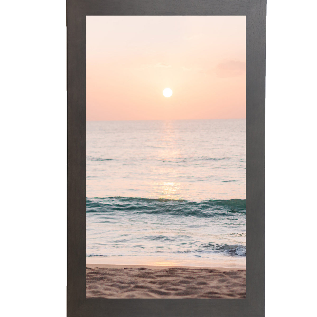 Beach Sunset Wall Art – Coastal Ocean Tall Portrait Scenic Landscape Decor (SB755)
