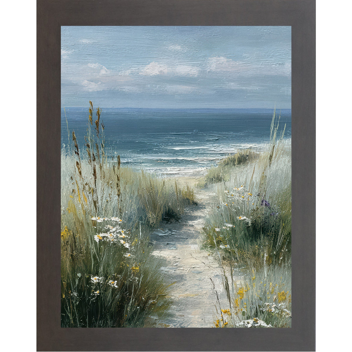 Coastal Path Wall Art – Beach Dune Path Scenic Portrait Landscape Decor (SB232)